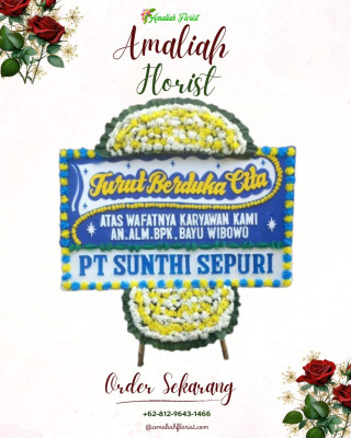 Papan Bunga Duka di Ampari