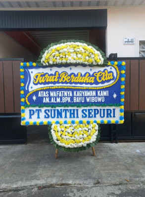 Papan Bunga Duka di Ampari